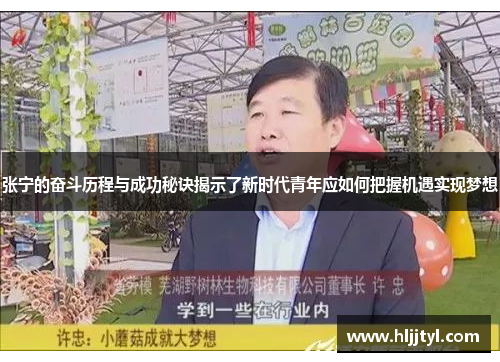 张宁的奋斗历程与成功秘诀揭示了新时代青年应如何把握机遇实现梦想